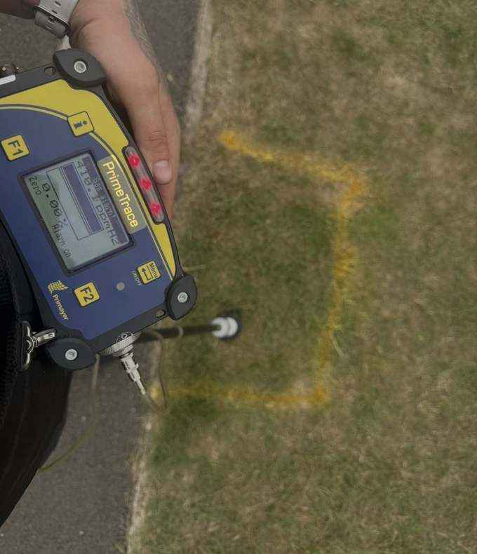 HUBB Group engineer conducting non-destructive leak detection in Chigwell